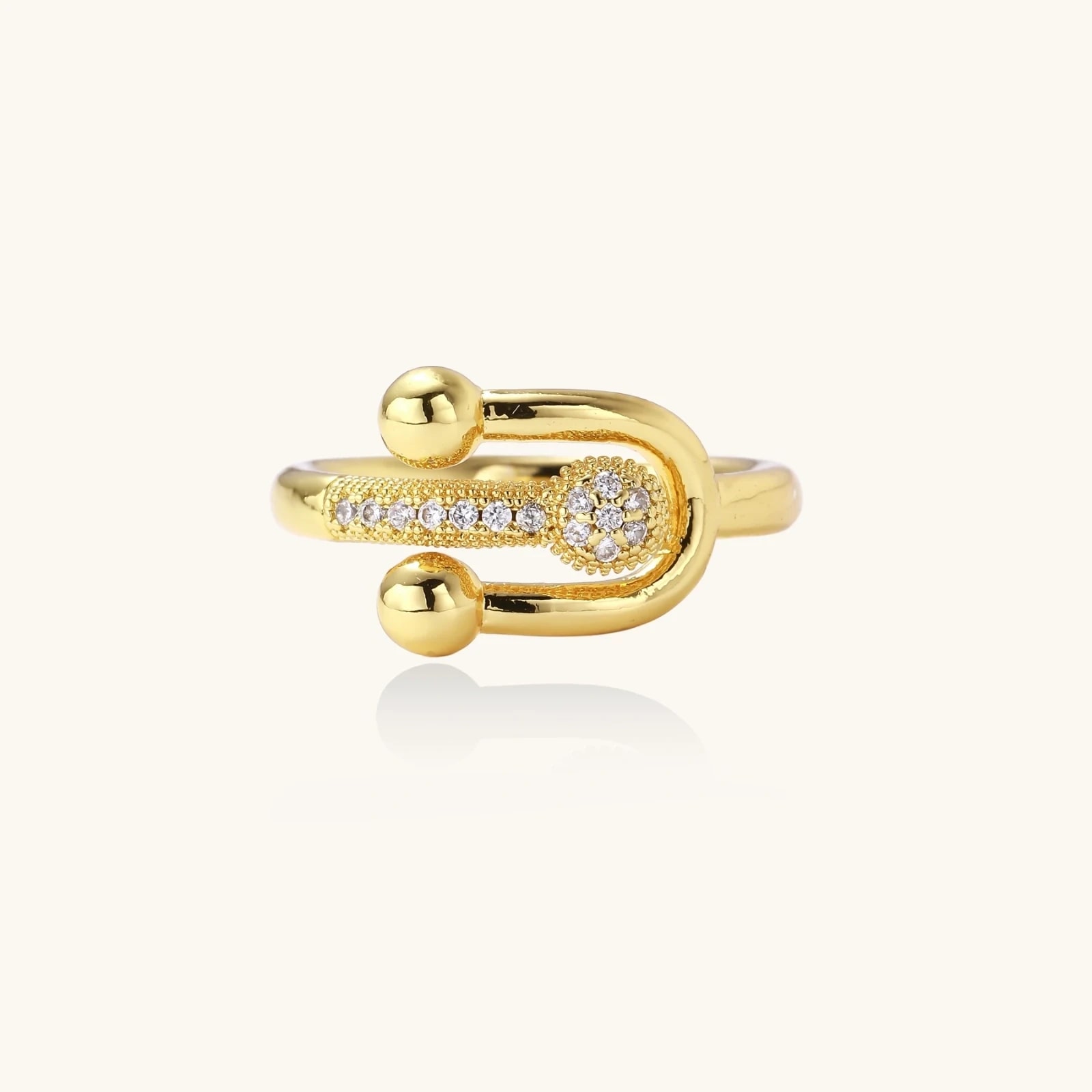 Bague Épingle de Sûreté, photographie du bijou, vue 2